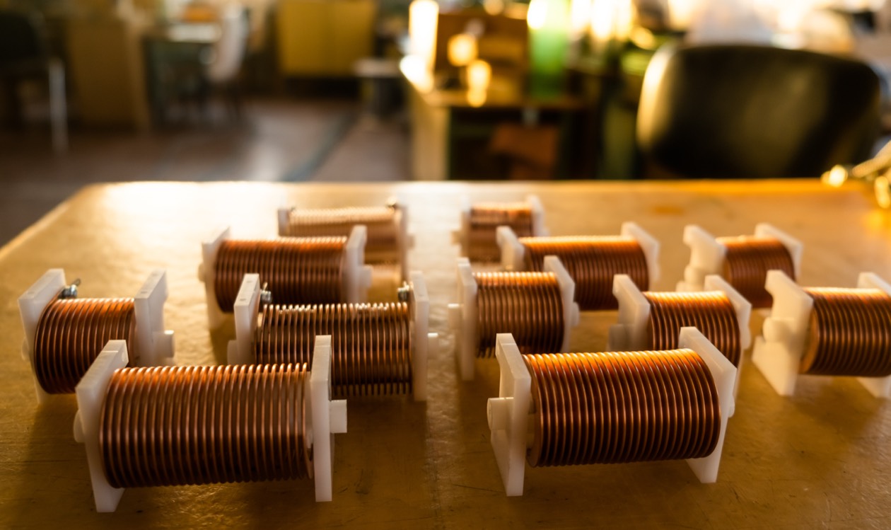 Bobbin-wound coils in production