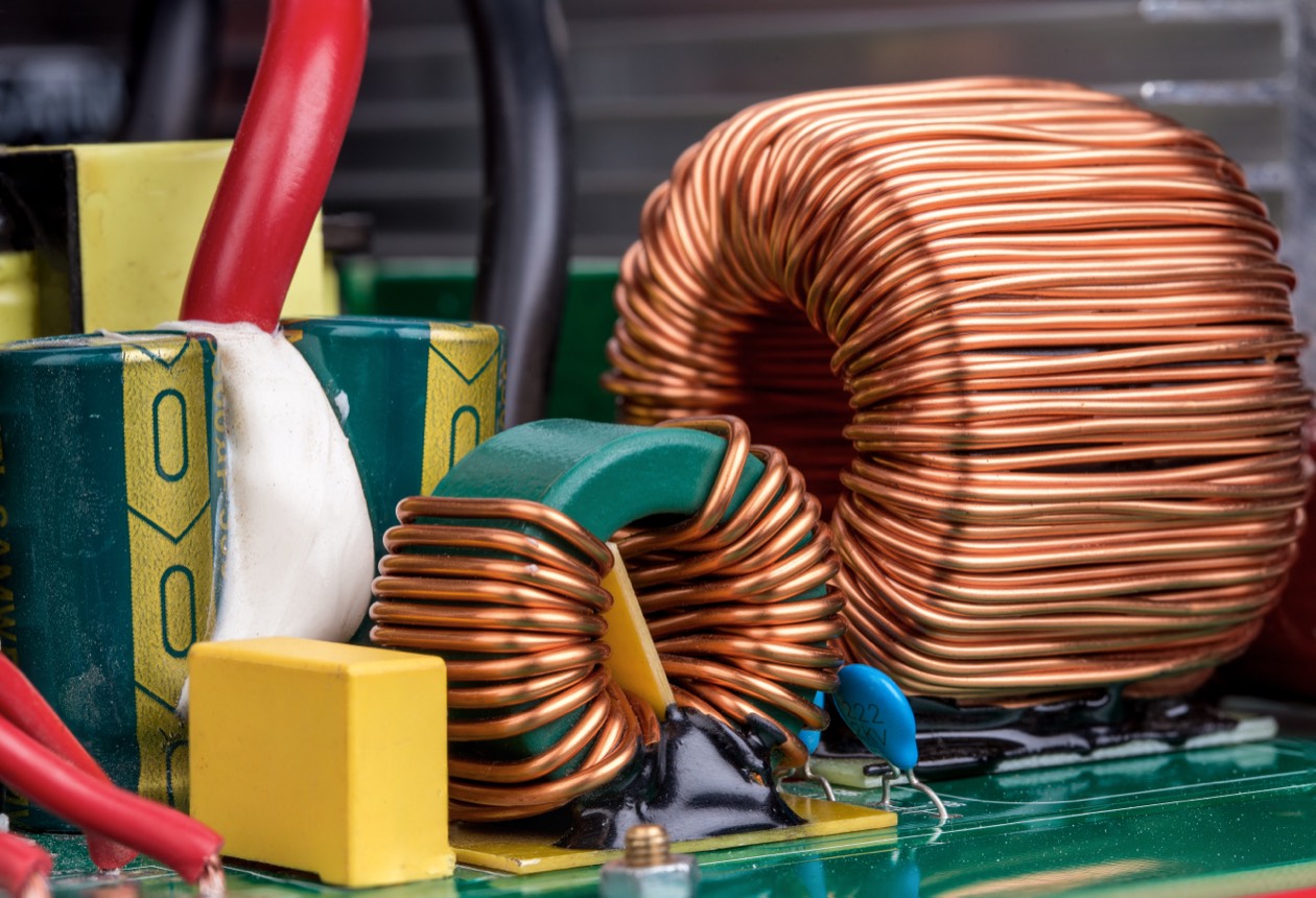 Custom transformers and inductors on a printed circuit board